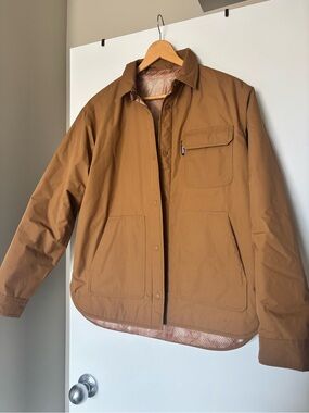 Women’s Brown reversible Workwear Jacket - Lightweight Casual Coat size S NWOT